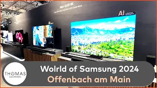 WORLD OF SAMSUNG 2024 - QN900D, S95D, Music Frame - Neuheiten Samsung 2024 - Thomas Electronic Shop