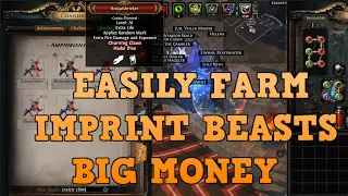 FARMING IMPRINT BEASTS FOR BIG PROFIT | ATLASTREE | BESTIARY | POE | PATH OF EXILE