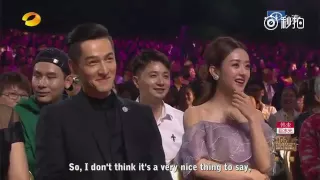 [ENGSUB] 161016 HU GE 胡歌 Introduction by MC - Golden Eagle Awards 2016