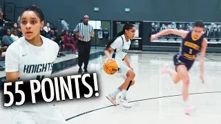 Kaleena Smith Historic Night: Shattering the School Record with a Jaw-Dropping 55 Points!