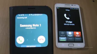 Over the Horizon Incoming call & Outgoing call at the Same Time Samsung Galaxy S7 edge cover+Note 1