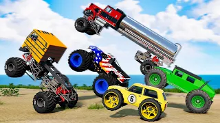 Monster Trucks Mud Battle #29 - Beamng drive