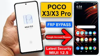 Poco X3 / X3 Pro Miui 12.5 Frp Bypass | Poco X3 / X3 Pro Bypass Google Account Lock | Frp Unlock ✅✅✅