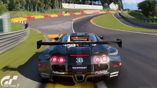 Gran Turismo 7 | Bugatti Veyron 16.4 RM Tuned - Circuit De Spa-Francorchamps [4K PS5]