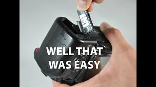 Nikon Battery Door Cover Removal