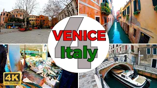 Venice, Italy Walking Tour Part 4 (4K/60fps)