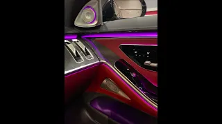 Установка подсветки на Mercedes s223