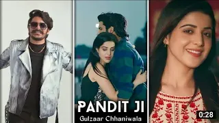 Pandit Ji Song Status : Gulzaar Chhaniwala Song | Whatsapp Status | New Song |