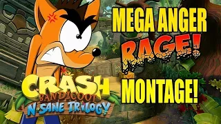 TRUE SALTY ANGER! Crash Bandicoot N Sane Trilogy Rage Montage!