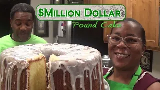 Million Dollar Pound Cake🤑💲💰 | Highly Requested | This BIG Ole' Cake Is DELICIOUS❗ | #PoundCake👑