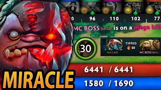 When MIRACLE last picks PUDGE carry — INSANE 30 Flesh Charges