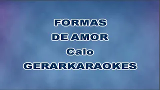 Formas de amor - Caló - Karaoke