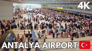 Very Busy Antalya Airport Tour 🇹🇷 4K | Arrivals, Shops, Restaurants, Duty Free