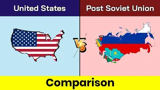 United States vs Post Soviet union | Post Soviet union vs United States | Comparison | Data Duck