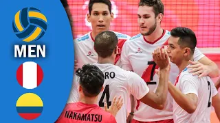 PERU vs COLOMBIA - Full Match | Men's Volleyball Sudamericano 2019