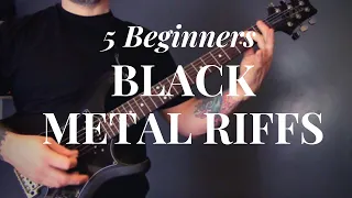 5 Black Metal Guitar Riffs For Beginners