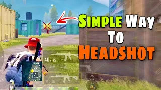 Simple Way To Headshot ⚡ | Tips And Tricks (Pubg Mobile)guide/tutorial
