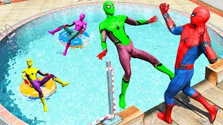 GTA 5 Water Ragdolls | SPIDERMAN Jumps/Fails ep.109 (Funny Moments) | GTA 5 Ragdolls | GTA 5 Falls