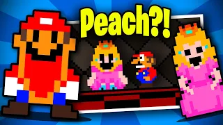 Mario, but UH something is VERY wrong with Peach...