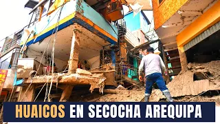 Urgente: Huaicos en Secocha - Arequipa