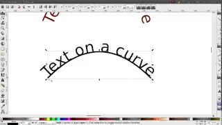 Inkscape Tips: Text on a curved shape