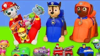 Paw Patrol Unboxing: Fire Truck, Mighty Pups Chase Toy Vehicles and Toys for Kids