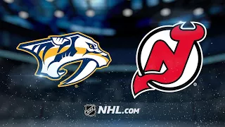 Rinne, Predators blank Devils in 3-0 victory