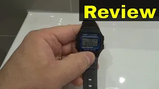 Casio F105 Digital Watch Review And Demonstration