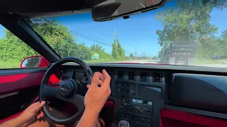 1989 Chevrolet Corvette with 8k Miles, Walk Around and Driving POV