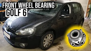 Volkswagen Golf 6 Front Wheel Bearing Replacement