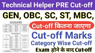 jvvnl Technical Helper Cut-off 2022/Jvvnl Technical Helper Category Wise Cut-off 2022/Helper Cut-off