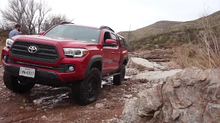 Offroading a Tacoma, FJ Cruiser, and Jeep