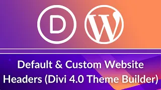 Divi Theme Tutorial: Build Standard & Custom Headers (Beginner to Advanced!)