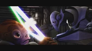Star Wars: The Clone Wars - Nahdar Vebb vs. General Grievous [1080p]
