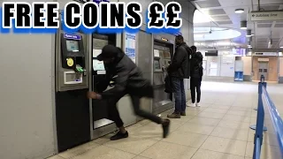 London Hacks - Free Coins In Ticket Machine