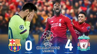 ملخص مباراة ليفربول & برشلونة 4-0 دوري أبطال أوروبا تعليق جنون عصام الشوالي 🔥🔥 HD