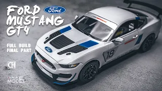 FINAL PART | Building Ford Mustang GT4 | Scale Model | Tamiya | Relaxing