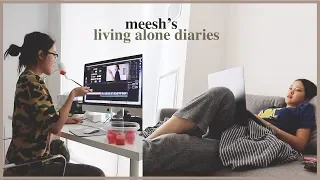 Living Alone Diaries | Post Yoga Brunch, Thrifting, Kimbab Party, Organizing my Closet