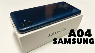 Unboxing SAMSUNG Galaxy A04 Black - ASMR