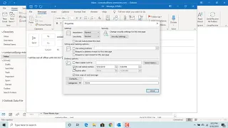How to Schedule an email in Outlook - Office 365