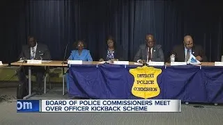 Commissioners react to police corruption case