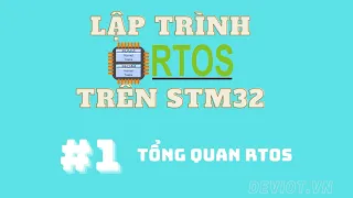 [Khóa học lập trình RTOS với STM32] - Bài 1: Tổng quan về RTOS | Deviot