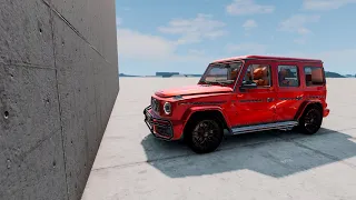 Mercedes-Benz G-Class vs Wall / 200 KM/H / BeamNG.Drive CRASH test