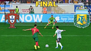 FIFA 23 RONALDO VS MESSI PORTUGAL VS ARGENTINA WORLD CUP FINAL PENALTY SHOOTOUT