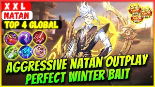 Natan Aggressive Outplay, Perfect Winter Bait [ Top Global Natan ] X X L - Mobile Legends Gameplay