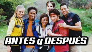 ⚡️ Antes y Después de los actores de POWER RANGERS: Fuerza Salvaje ⚡️ | Armando R.