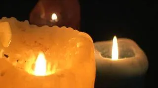 Футаж   Свечи / Footage Candles HD 1920x1080