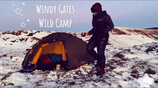 Snow Camp Above Winnats Pass | Peak District