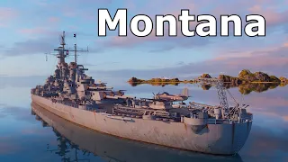 World of WarShips Montana - 5 Kills 330K Damage