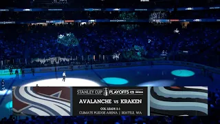 Stanley Cup Playoffs on TBS intro | COL@SEA | 4/24/2023 (GM4)